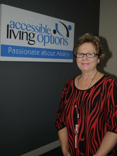 LONG SERVICE: Accessible Living Options executive officer Cheryl Keogh has served 20 years with the organisation. Photo: Chris Seabrook