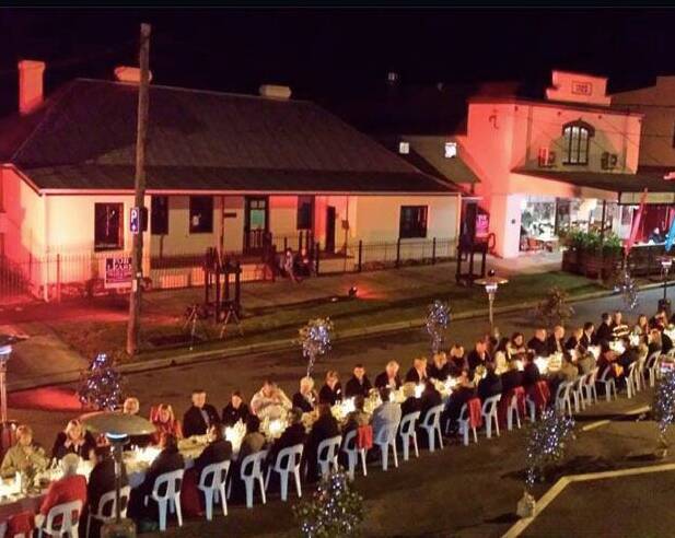 ATMOSPHERE: A Golden Ticket will get you a seat at the exclusive Long Table Dinner, where you can dine under the stars in the middle of Dungog's main street.