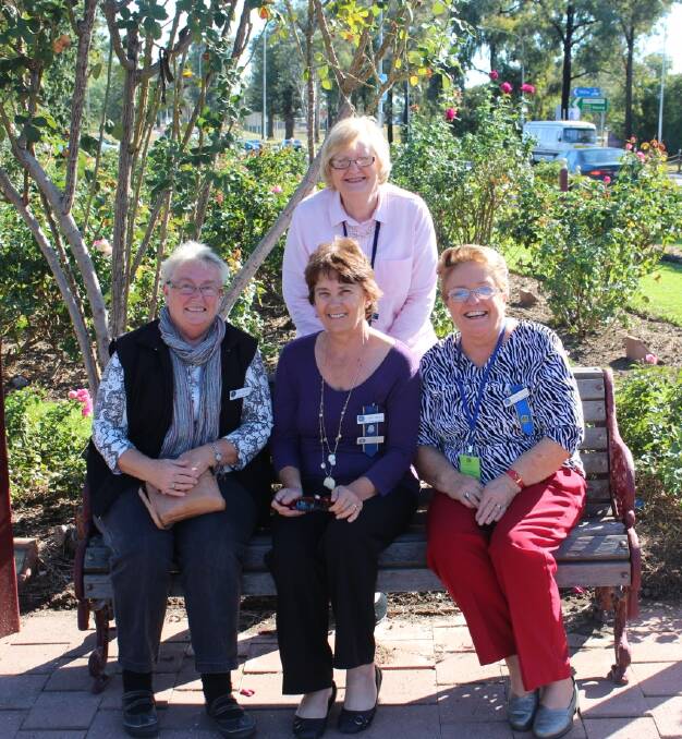 CWA: Members Kris Burnet, Janet Hayes, Sandy White and Doris Bates (back).
