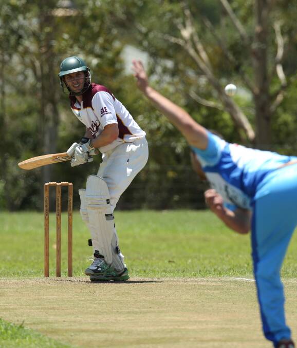 CRICKET: Dungog's Stuart Reeves scored 64 no in his side's loss to Paterson on Saturday. Picture: Max Mason-Hubers