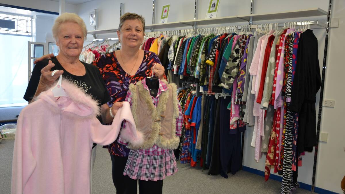 NEW SHOP: Val Preece and Maria Shaw in their new Dungog Vinnies store