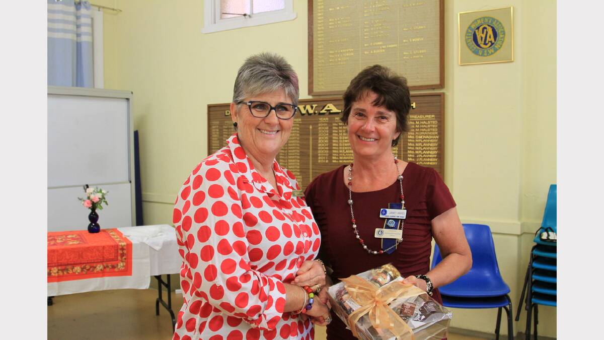 VISIT: CWA state president Tanya Cameron and Dungog-Clarence Town CWA president Janet Hayes