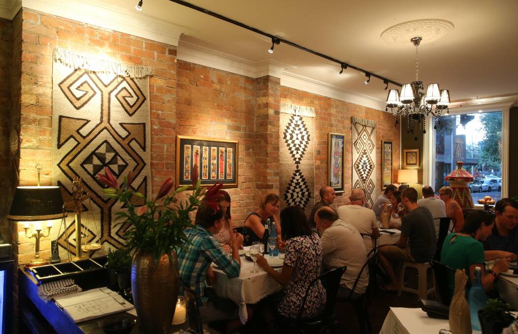 COMPELLING CUISINE: Habesha Ethiopian Restaurant, in King Street, Newcastle. 