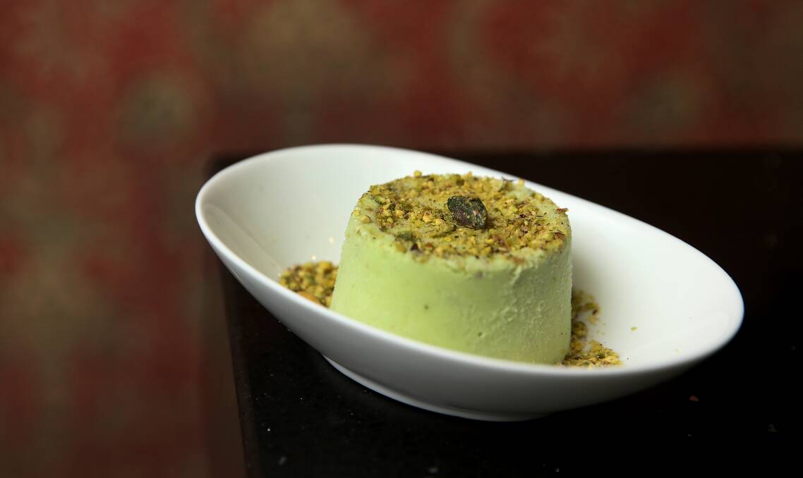 HOUSE-MADE: The pistachio ice cream comes highly recommended.