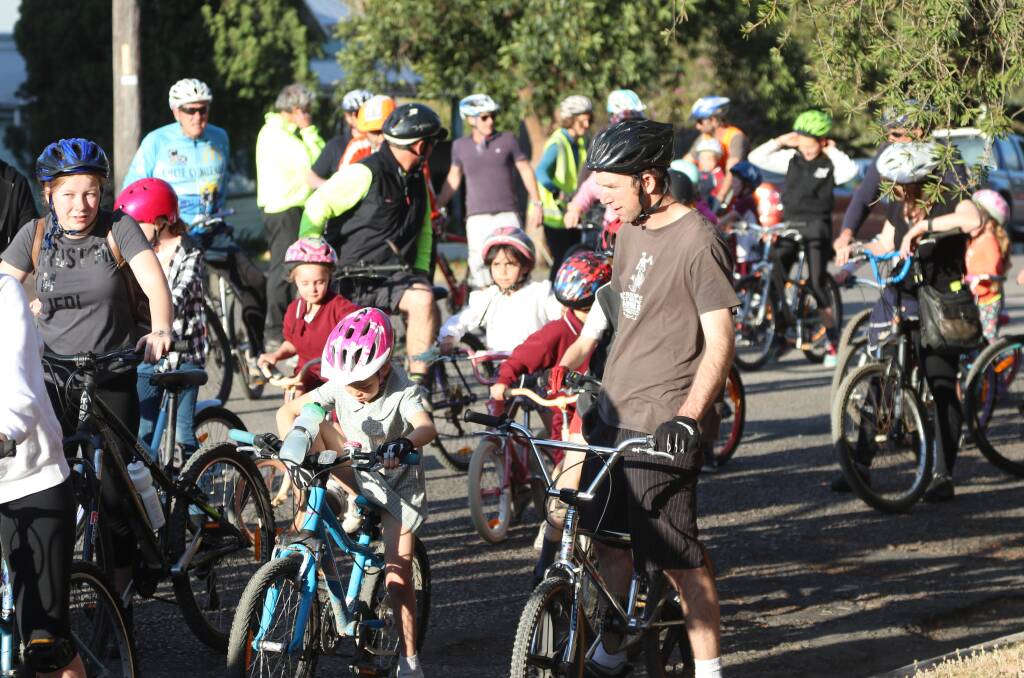 FAMILY FUN: The 'Kids and Cobwebs' ride provides a leisurely 6km ride for children and adults to enjoy the great outdoors and local scenery.