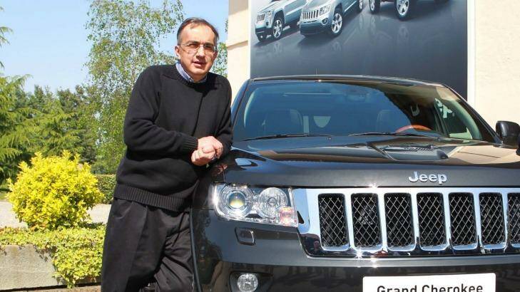 The global boss of Fiat Chrysler Automobiles, Sergio Marchionne. Photo: Supplied
