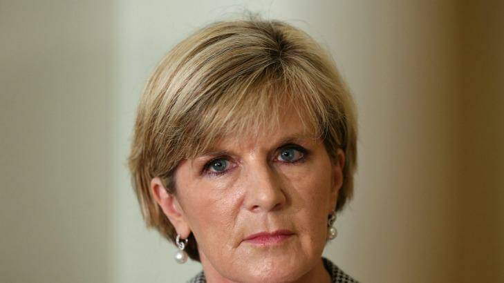 Foreign Affairs Minister Julie Bishop said parts of Syria was ''ungoverned space'' as she discusses the threat of Islamic State at the UN in New York. Photo: Alex Ellinghausen