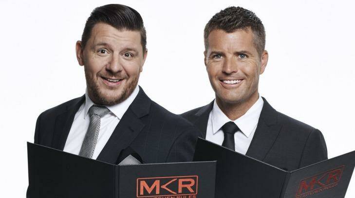 My Kitchen Rules judges Manu Feildel and Pete Evans.