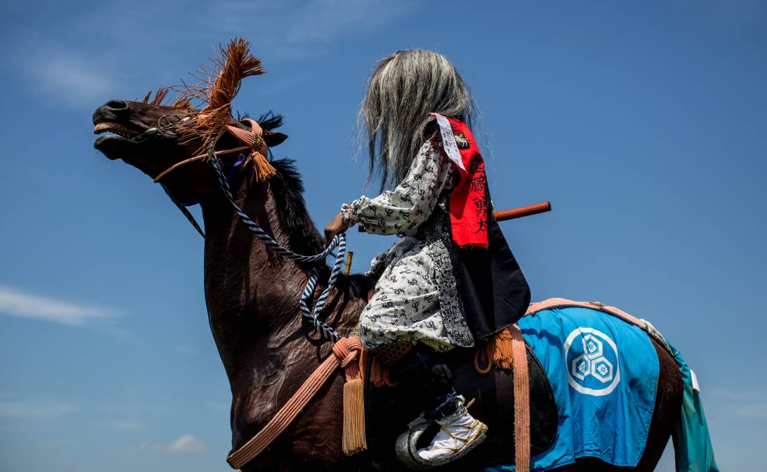  Every summer the people of Fukushima prefecture have gathered to honor the ancient traditions of the Samurai at the Soma Nomaoi festival. 