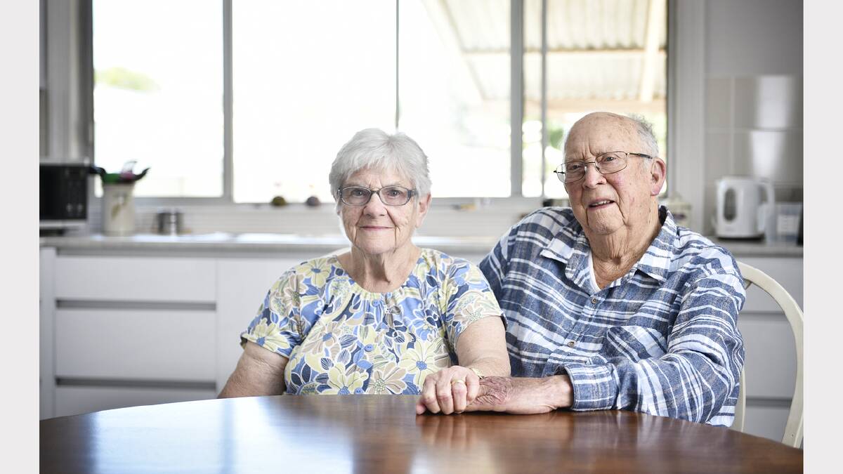 Don and Thea Redman int he kitchen of their restored Dungog home.  Photo by Perry Duffin
