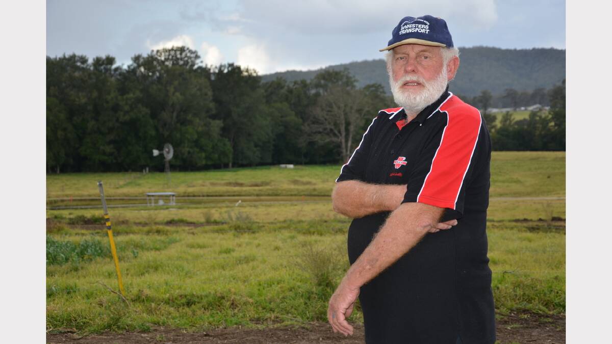 Keith Watkins is concerned for the future of the dairy industry is he is stopped from driving his cows along the road.