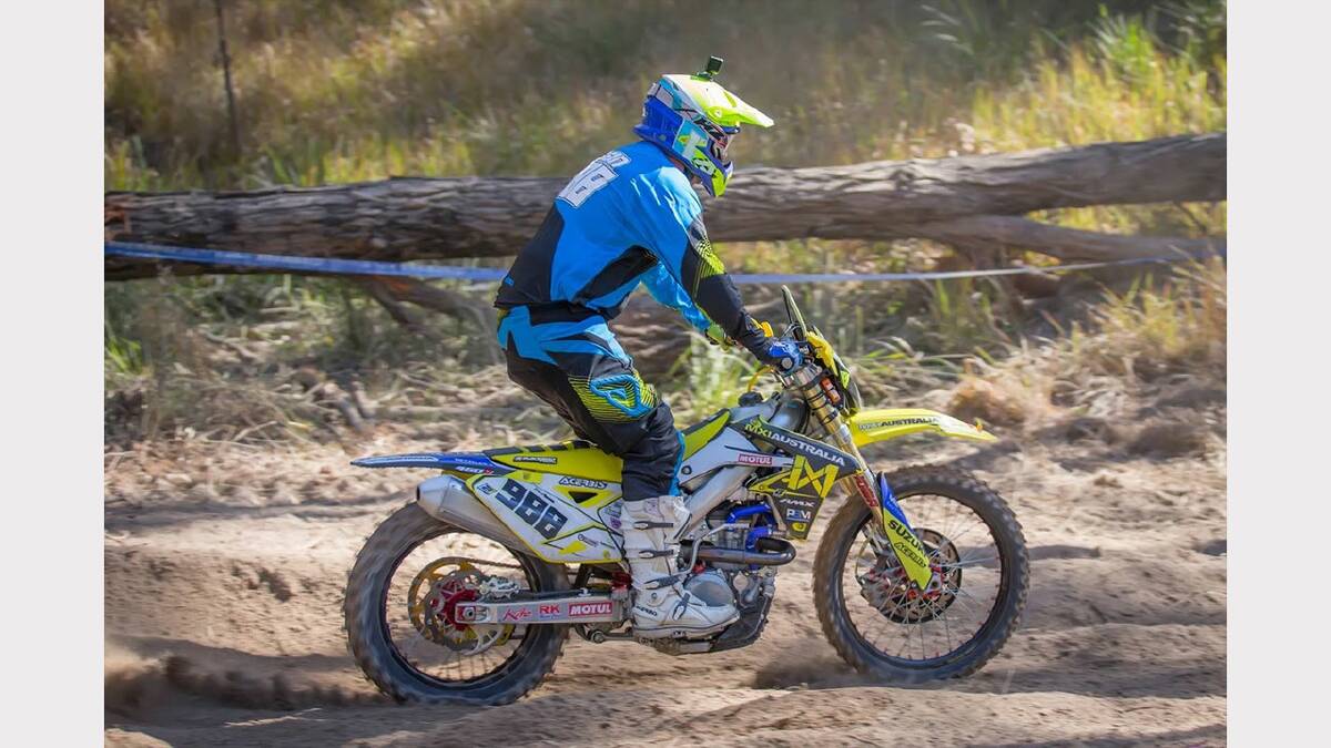 Trent Lean competing in the Australian Off-Road Championships held at Monkerai recently