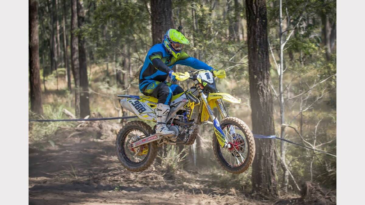 Trent Lean competing in the Australian Off-Road Championships held at Monkerai recently