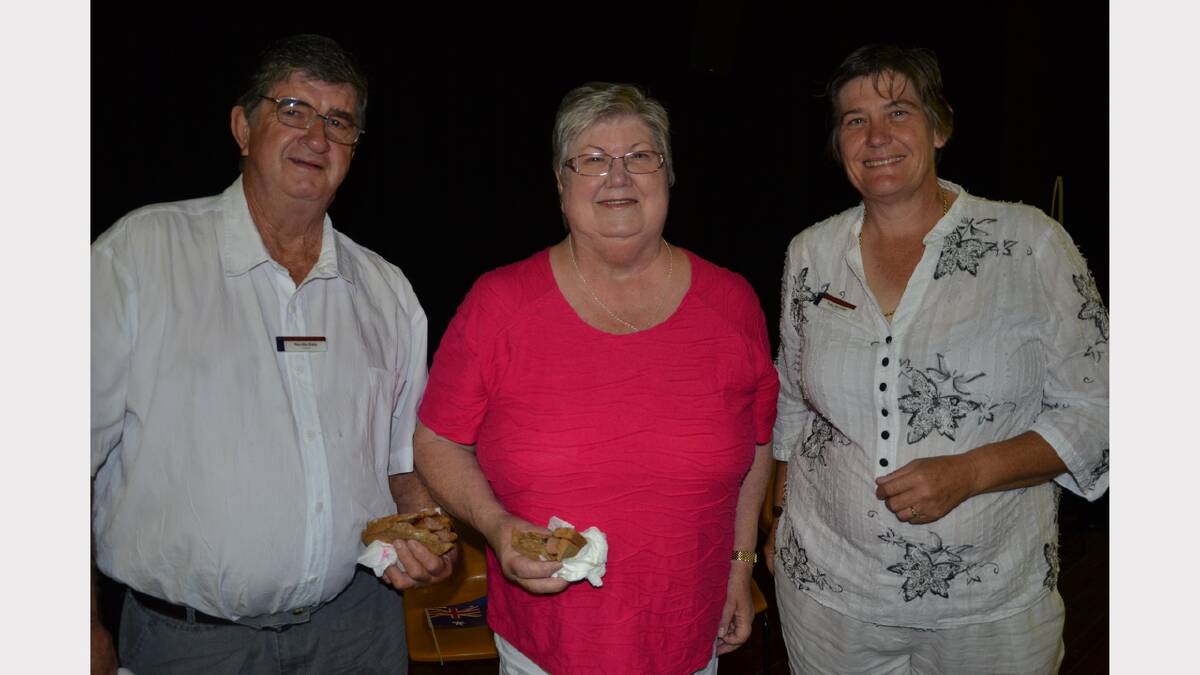 Cr Neville Bale, wife Beryl and Cr Tracy Norman