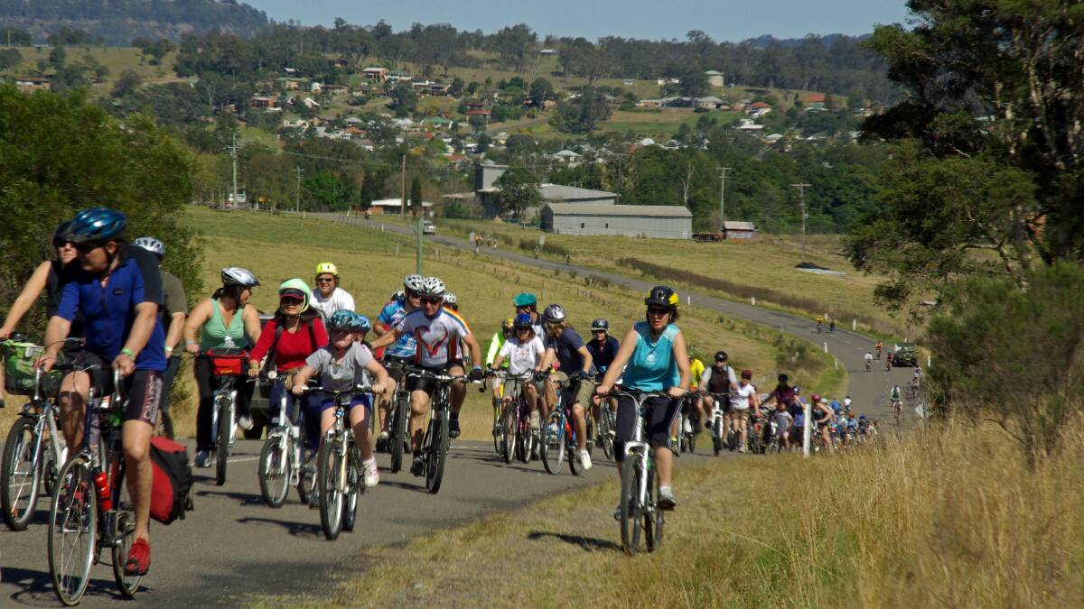 All roads will lead to Dungog this weekend for the annual PedalFest bike ride