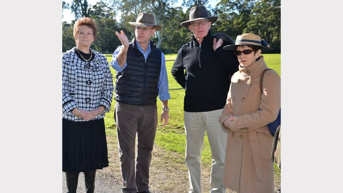 Great Lakes mayor Jan McWilliams, Brigadier Daren Naumann, His Excellency General The Honourable David Hurley AC DSC (Retd), Governor of New South Wales and Mrs Hurley.