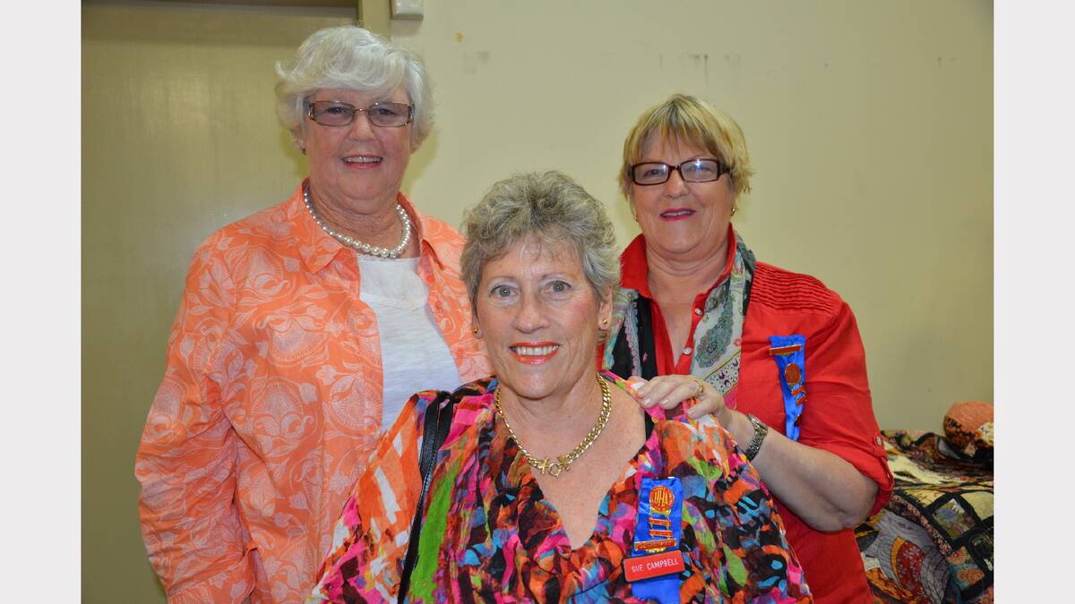 Representing the Dungog Hospital Auxiliary were Kathy Neilson, Bev Irwin and Sue Campbell