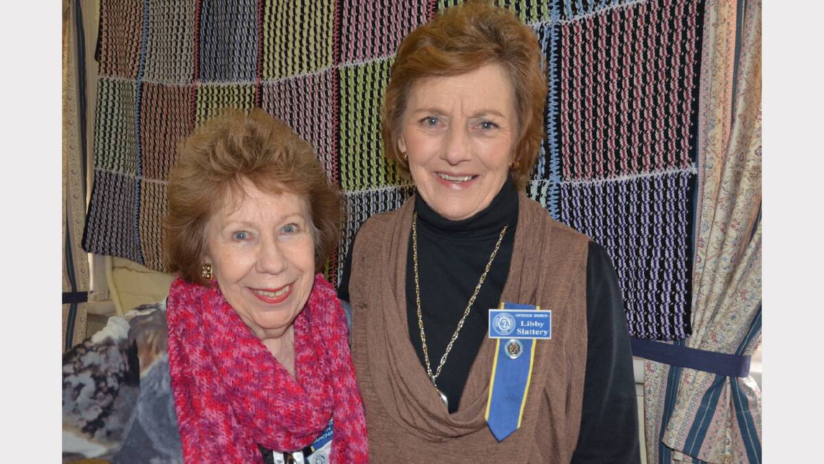 Paterson members Lyn Marchant and Libby Slattery