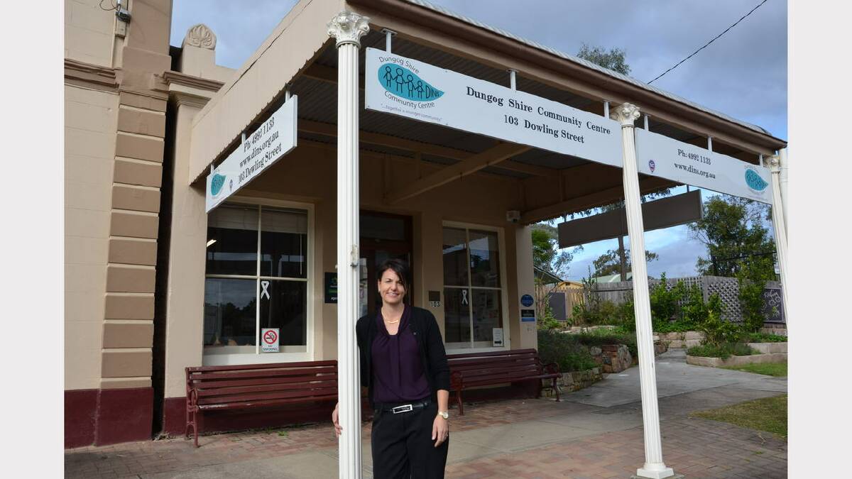 Dungog Shire Community Centre manager Sarah U'Brien