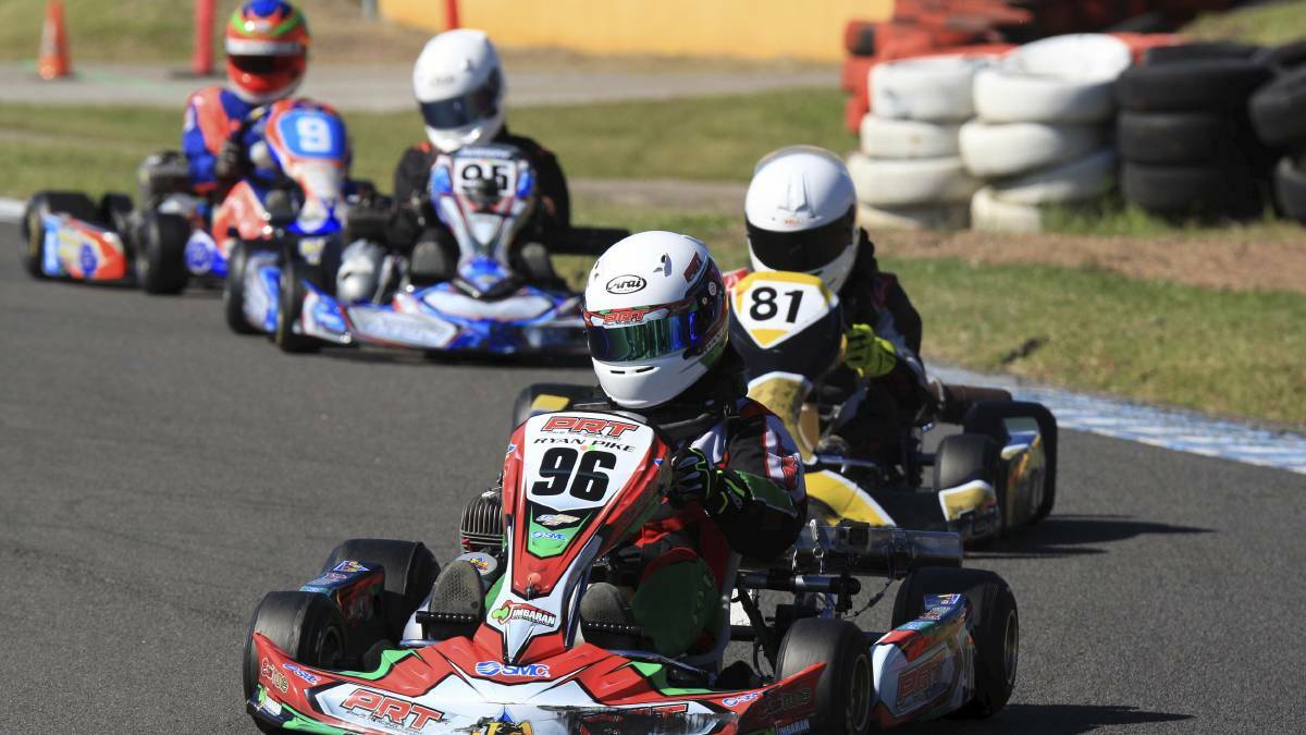 Ryan Pike racing go-karts