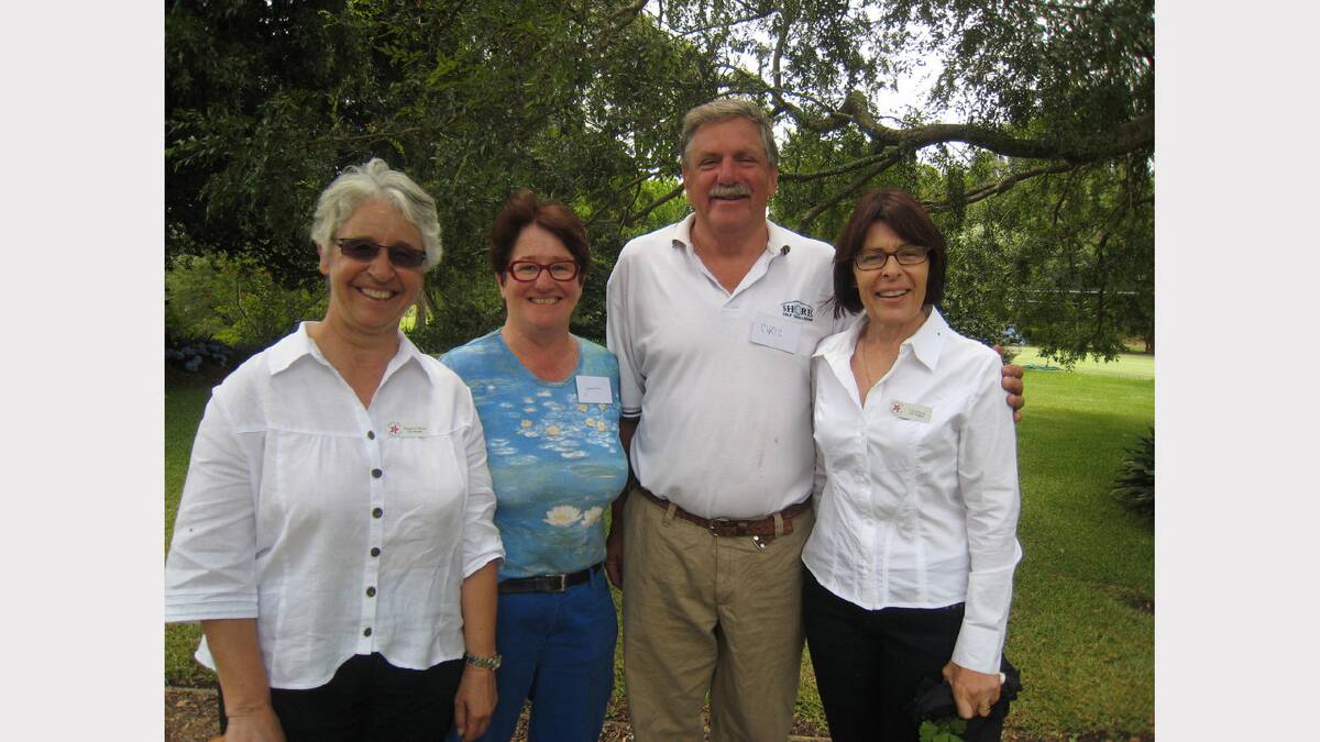 Julia and Chris Wokes who own Duninald, Paterson, and Linda Morey and Margaret Ritchie who co-founded the Brandy Hill Garden Cub.