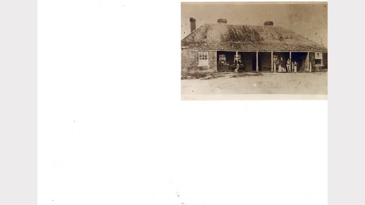 The former Dungog Inn pictured in the 1800s