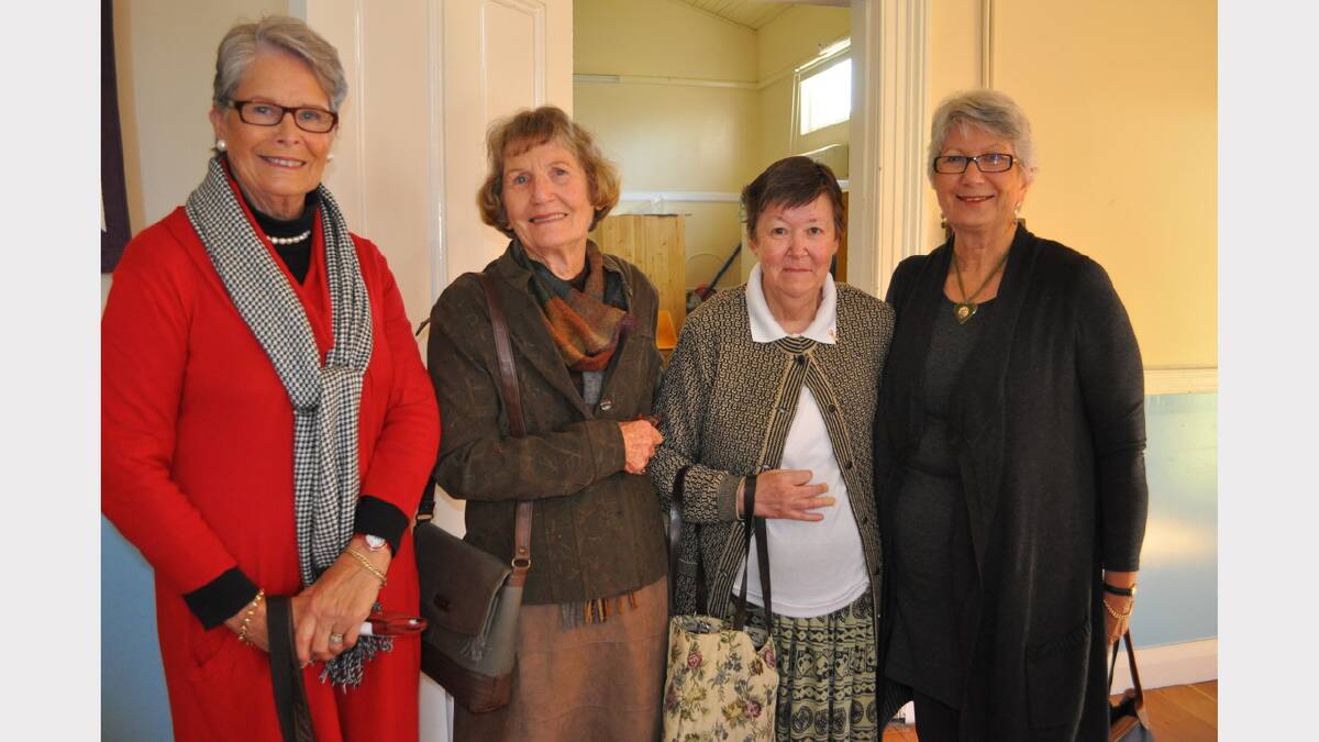Caroline Scarlett, Audrey Neilson, Robyn Murrell and Joy Shelton at the Anglican luncheon