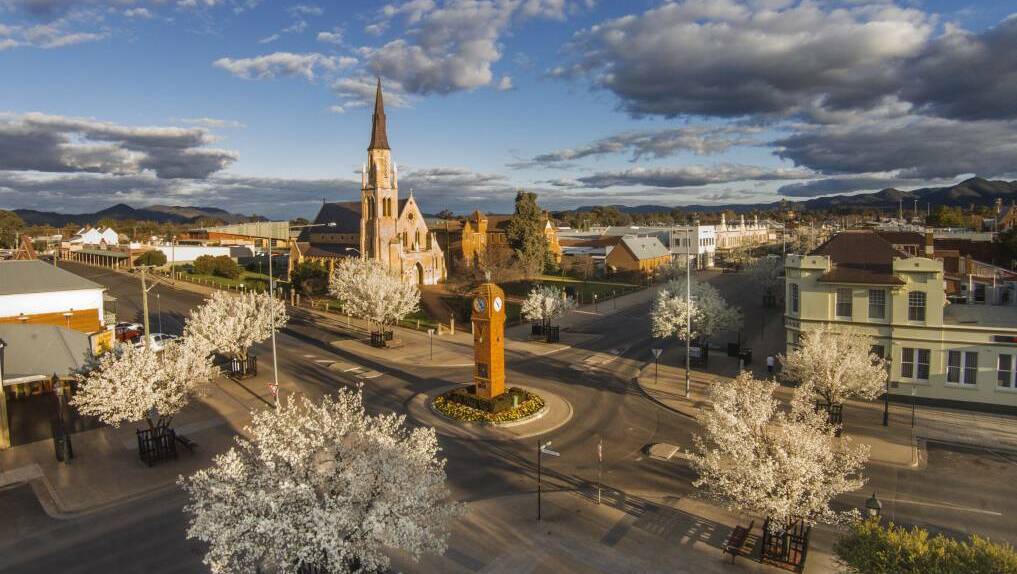 Mudgee in the NSW central west attracts weekend and holiday visitors from Sydney. File picture