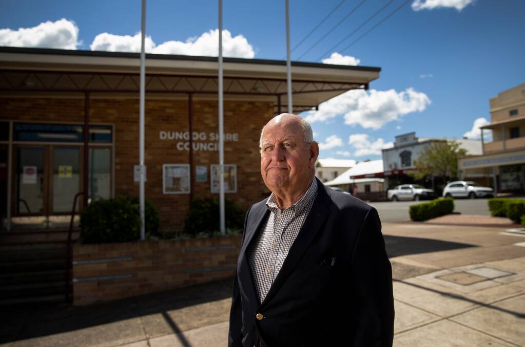 TOUGH TASK: Dungog's Mayor John Connors (pictured) reflects on the work that council staff have put in for Local Government Week. Picture: Supplied