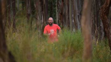 JOG ON: Run Dungog's Dan Lyons testing the trails. Picture: Supplied