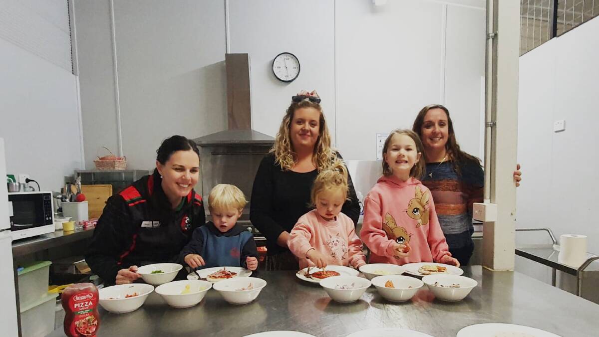 KITCHEN: Dungog resident Karyn Marsh (right) is teaching people around town how to cook on a budget. Picture: Supplied
