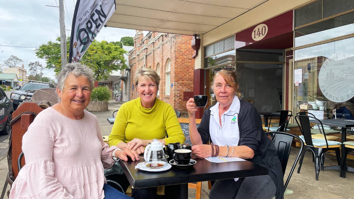 Marion Stuart (left), Therese McIntyre (middle) and Belinda Blanch (right) are excited to be organising the Starry Starry Night Street Party. Picture by Angus Michie