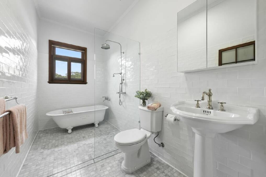 The Carrara marble bathroom. Picture supplied