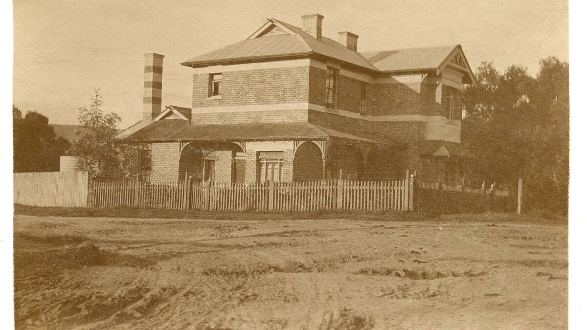 A historical shot of the building. Picture from the historical photographic collection held by Cultural Collections at the University of Newcastle.