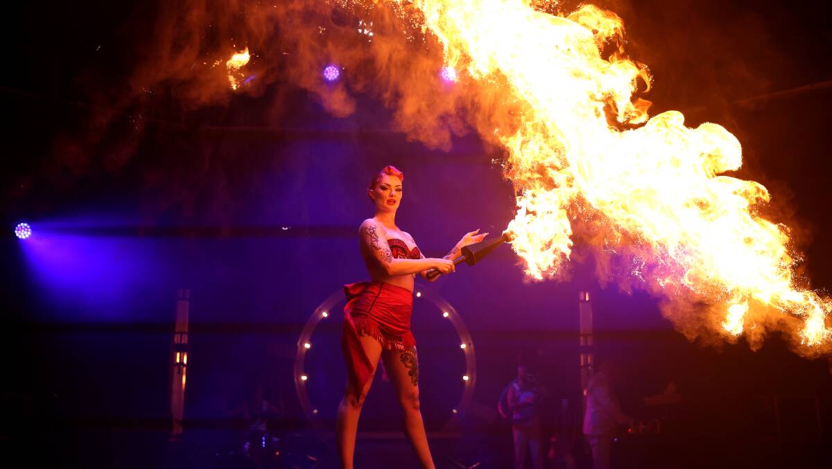 A sneak peek of what to expect at the new Spiegeltent show Limbo - The Return. Picture by Peter Lorimer