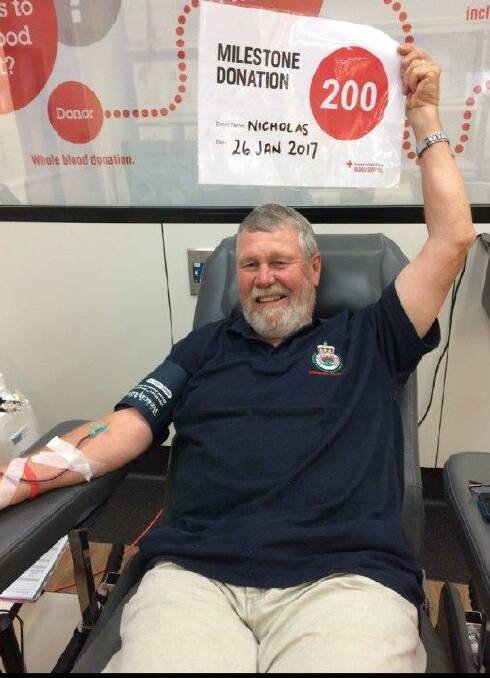 HELP: Nicholas Helyer, who donates at the Maitland Donor Centre, is encouraging people to become regular blood donors. Picture: Supplied