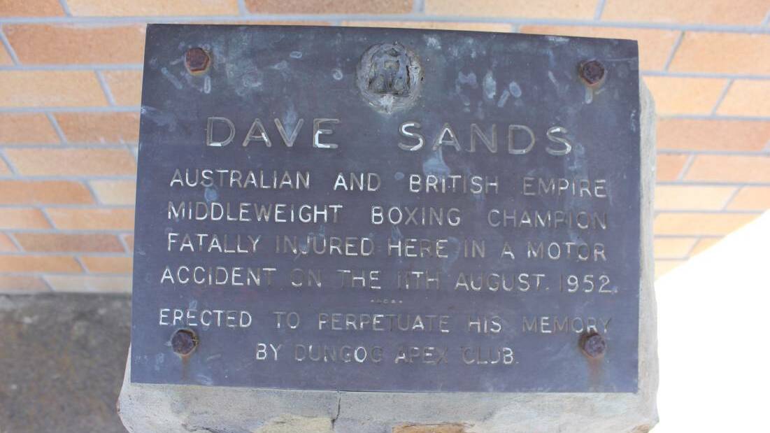 RESTORATION PROJECT: Dungog Shire Council will work with Dungog Rotary Club to restore the Dave Sands memorial on Chichester Road.