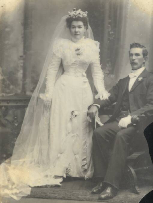 WONDERFUL DAY: Bella Irwin, of Bandon Grove, and John Howell, of Newcastle, were married in the Brandon Grove Church on Wednesday, January 29, 1901.