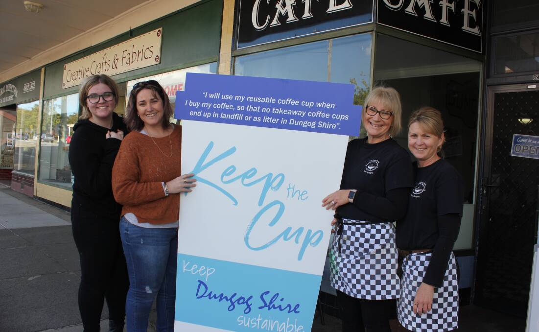Keep Cups: The Long Room Cafe has joined the Responsible Cafe movement.