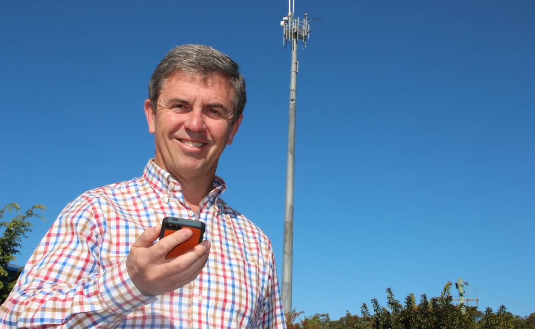 CONNECTING: Federal MP David Gillespie has announced a new mobile phone tower for Gresford.