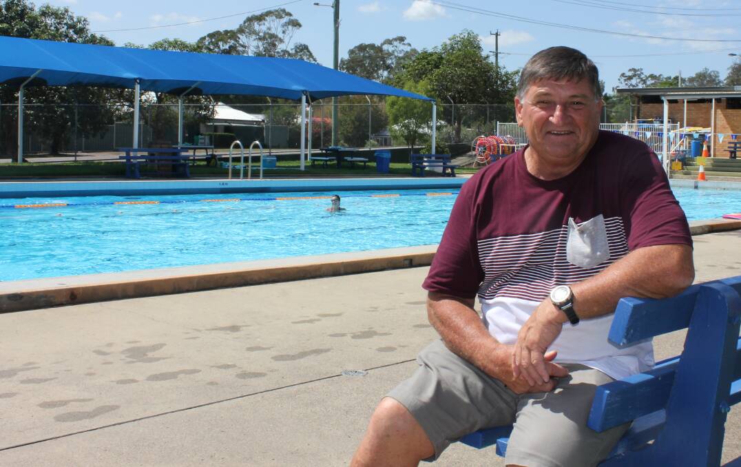 Mr sports: Peter Maytom has been the familiar face of swimming and rugby league in the Dungog Shire for decades. Photo: Michelle Mexon
