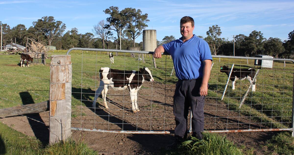 BENEFITS: Mitchell Hooke (John Hooke's son) at his family's Dungog farm which partnered with  Hunter Water and Hunter Local Land Services in a special project.