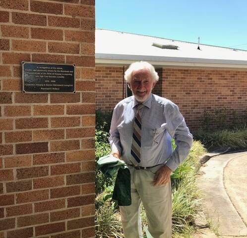 OFFICIAL: RSL Life Care's Paula Trood (Chief Operations Officer) made special mention of Ray Neilson's contribution to Lara Aged Care and recognised his dedication to the facility after he unveiled the new plaque, pictured above.