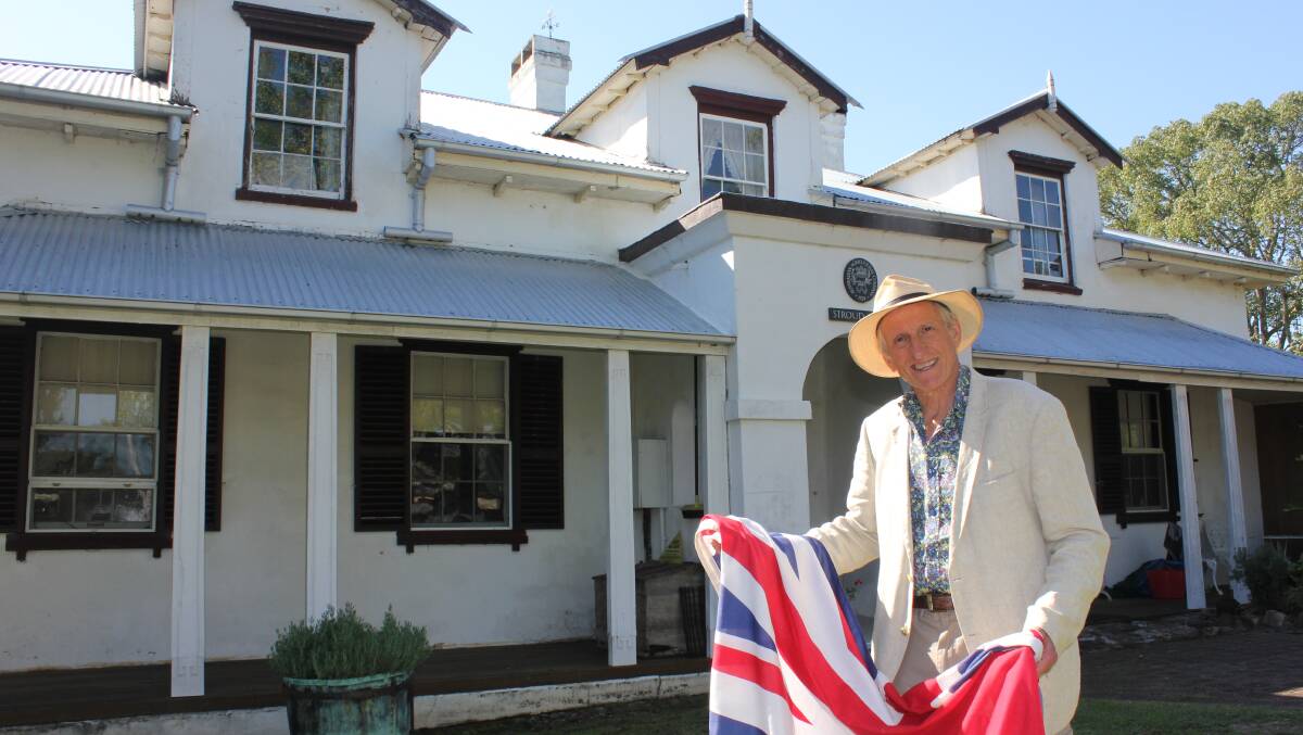 Dr Jonathan King outside Stroud House which he and his wife Jane now own.
