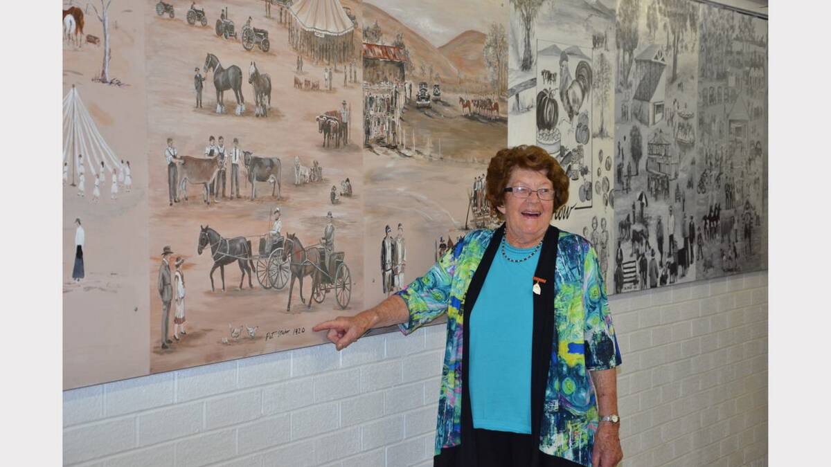 FONDLY REMEMBERED: Mrs Alma Middlebrook is remembered as a much-loved member of her family and the wider community. She is pictured during the unveiling of a gallery at the Dungog Showground in 2015.