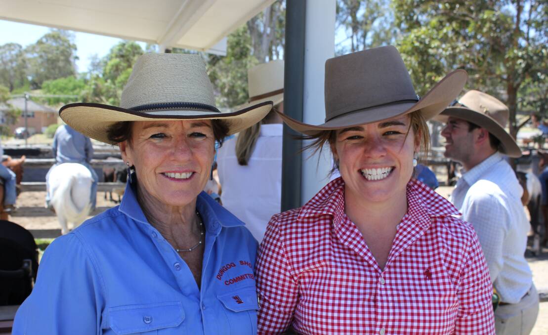 ACTION: Ringmaster Jay Dillon and Felicity Wade were all smiles during the campdraft events on Friday.