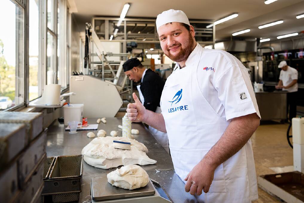 Rising star: Apprentice baker Tristan Beisler.