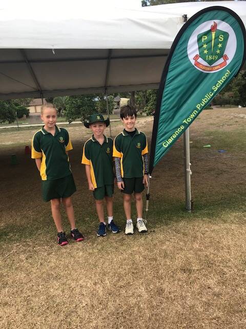 REPS: Abbey, Darcy and Mark had great results for Clarence Town Public School at the zone swimming carnival.