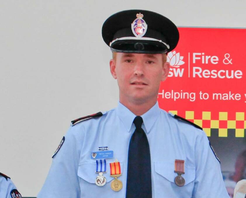 Senior Constable Parker was recognised by NSW Fire and Rescue last year for his bravery during the 2015 floods.
