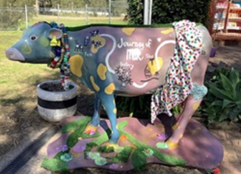 Silver: Paterson Preschool's fibreglass cow 'Blossom" earned the junior artists silver in a national competition aimed at increasing awareness of the dairy industry.